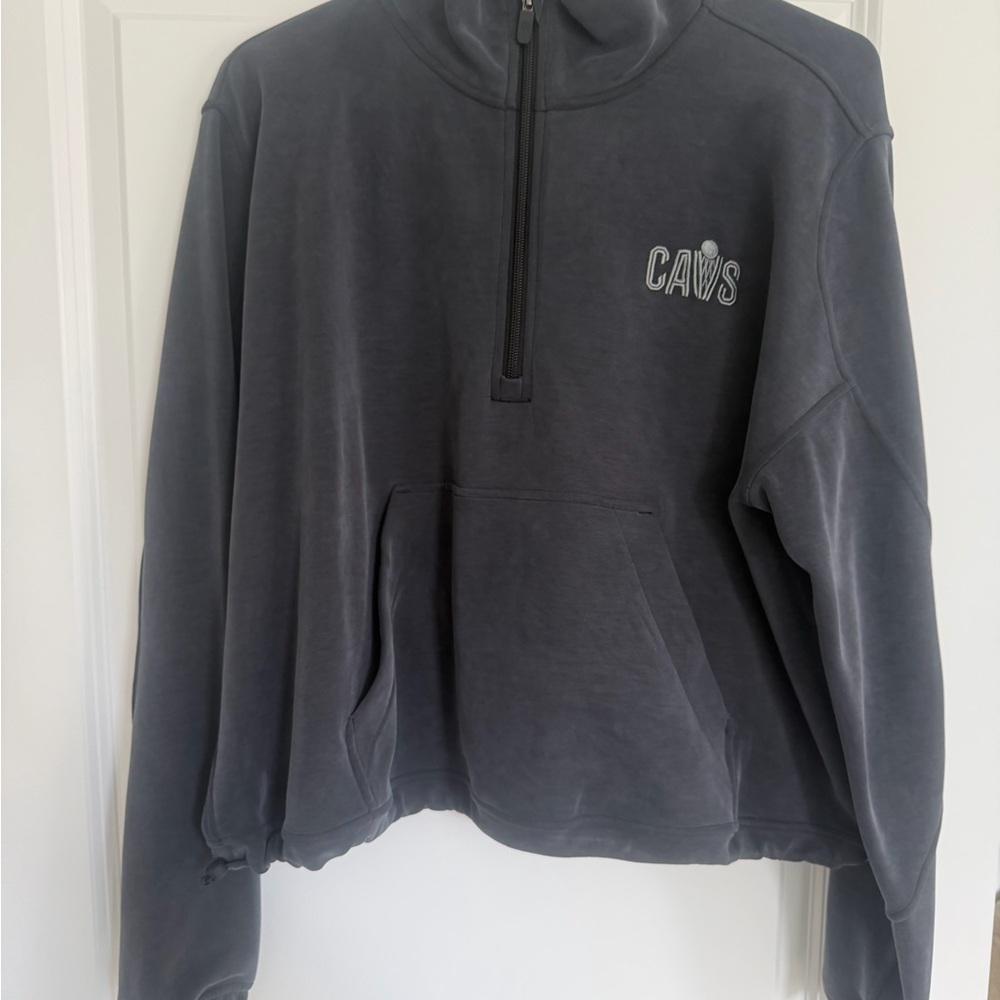 Lululemon Brushed Softstreme Half Zip Cleveland Cavaliers CAVS Sweatshirt sz 12